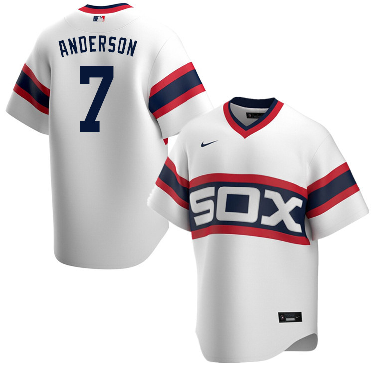 Nike Men #7 Tim Anderson Chicago White Sox Baseball Jerseys Sale-White